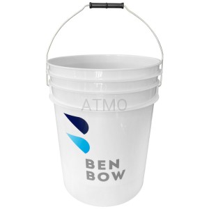 Białe wiadro detalingowe 20L + czarny separator