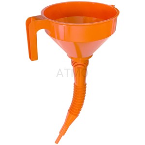 Lejek  z giętkim wylotem 160 mm 1,2 l ( sitko)