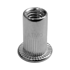 Nitonakrętka M5 moletowana-kołnierz cylindryczny A2 w op. 1500szt.