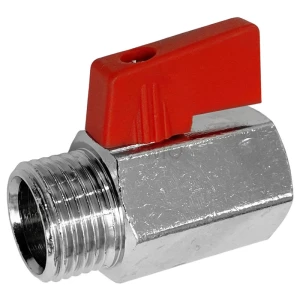 Zawór kulowy mini 1/2" nyplowy