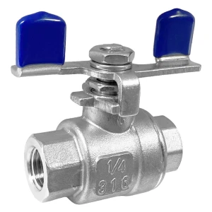 Zawór kulowy 2-częściowy stal nierdzewna 316 1/4" GW 